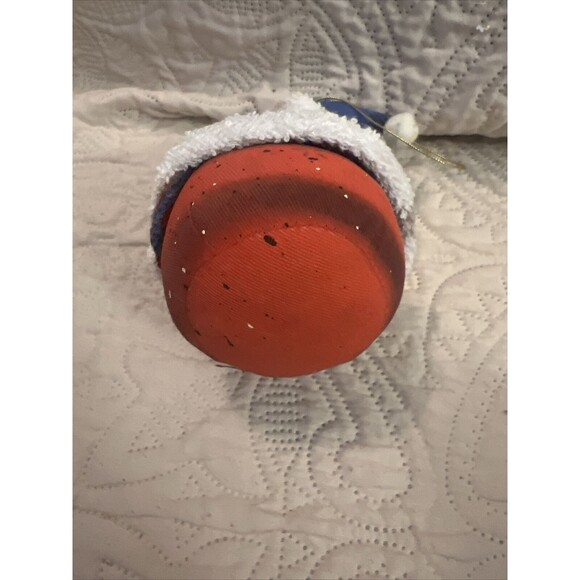 Vintage Fabric Mache Christmas Holiday Ornament - Picture 6 of 7